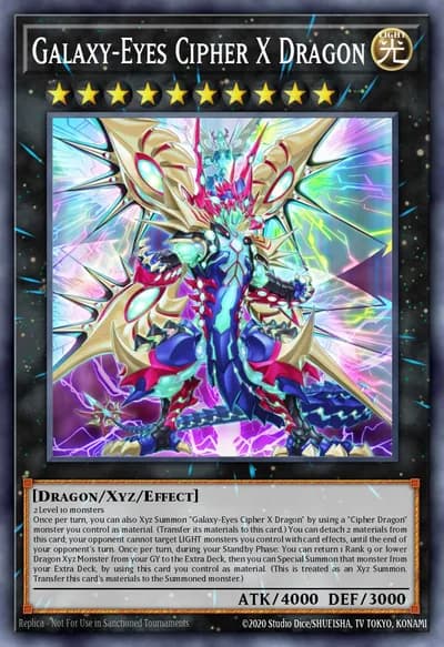 Galaxy-Eyes Cipher X Dragon — Carta Yu-Gi-Oh!