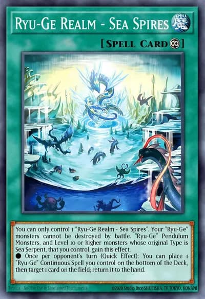 Ryu-Ge Realm - Sea Spires — Carta Yu-Gi-Oh!