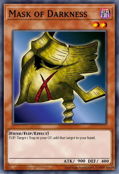 Máscara das Trevas — Carta Yu-Gi-Oh!