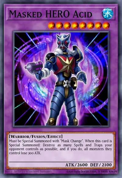 Masked HERO Acid — Carta Yu-Gi-Oh!