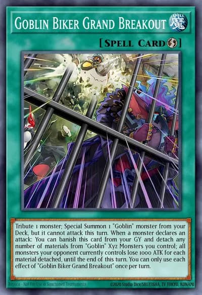 Goblin Biker Grand Breakout — Carta Yu-Gi-Oh!