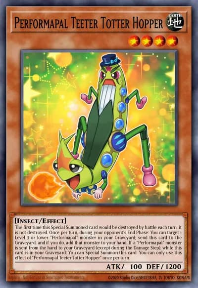 Performapal Teeter Totter Hopper — Carta Yu-Gi-Oh!