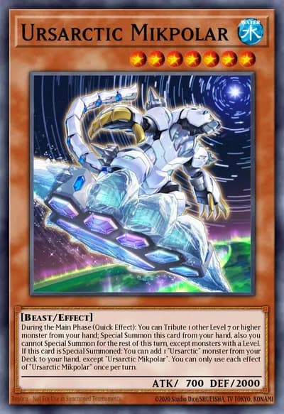 Ursarctic Mikpolar — Carta Yu-Gi-Oh!