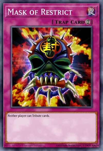 Mask of Restrict — Carta Yu-Gi-Oh!