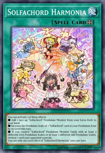 Solfachord Harmonia — Carta Yu-Gi-Oh!