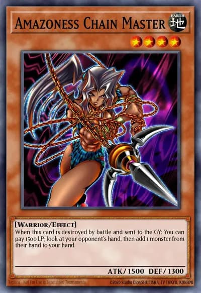 Mestre da Corrente Amazoness — Carta Yu-Gi-Oh!
