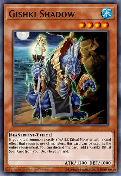 Sombra Gishki — Carta Yu-Gi-Oh!
