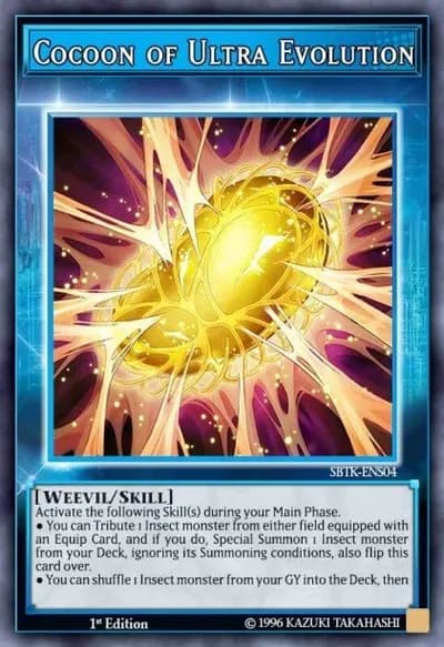 Casulo da Ultra Evolução (Carta de Habilidade) — Carta Yu-Gi-Oh!
