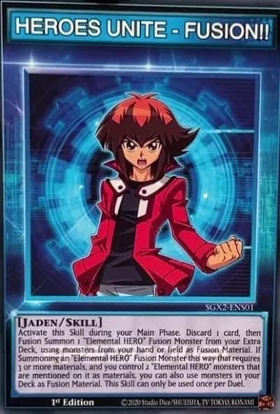 HEROES UNITE - FUSION!! — Carta Yu-Gi-Oh!