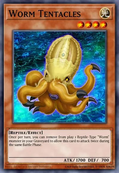 Tentáculos de Verme — Carta Yu-Gi-Oh!