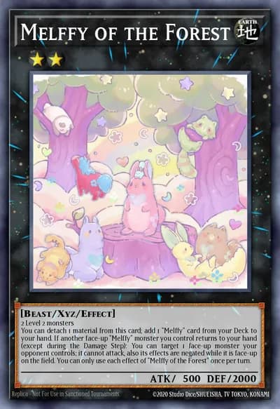 Melffy da Floresta — Carta Yu-Gi-Oh!