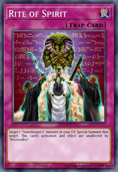 Rito do Espírito — Carta Yu-Gi-Oh!