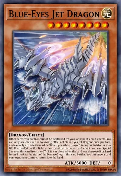 Dragão de Jato de Olhos Azuis — Carta Yu-Gi-Oh!