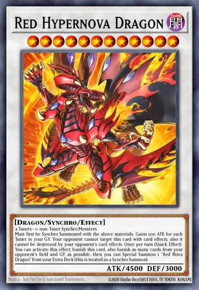 Red Hypernova Dragon — Carta Yu-Gi-Oh!
