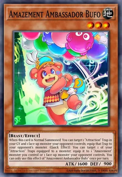 Embaixador Amazement Bufo — Carta Yu-Gi-Oh!
