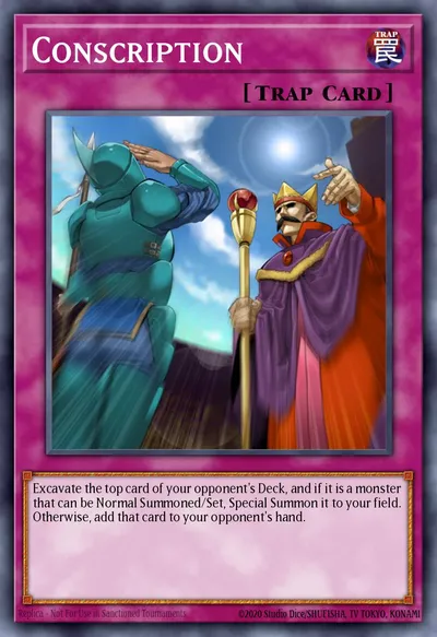 Conscrição — Carta Yu-Gi-Oh!