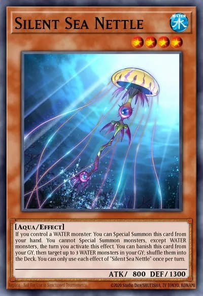 Silent Sea Nettle — Carta Yu-Gi-Oh!
