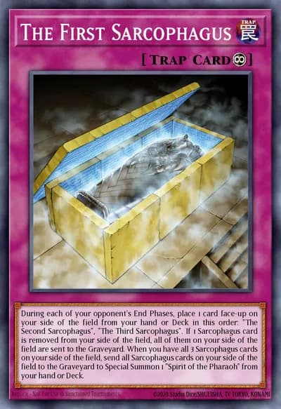 O Primeiro Sarcófago — Carta Yu-Gi-Oh!