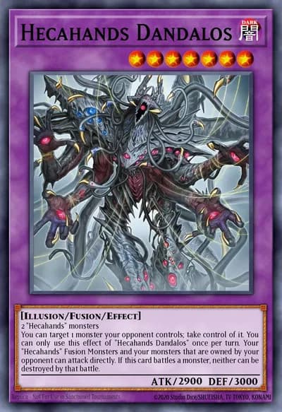 Hecahands Dandalos — Carta Yu-Gi-Oh!