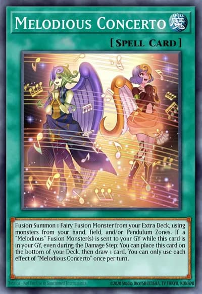 Concerto Melodioso — Carta Yu-Gi-Oh!