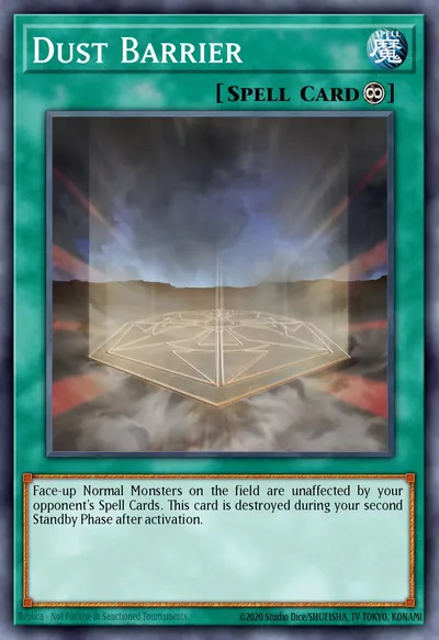 Barreira de Poeira — Carta Yu-Gi-Oh!