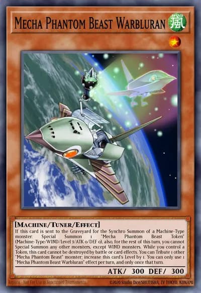 Mecha Phantom Beast Warbluran — Carta Yu-Gi-Oh!