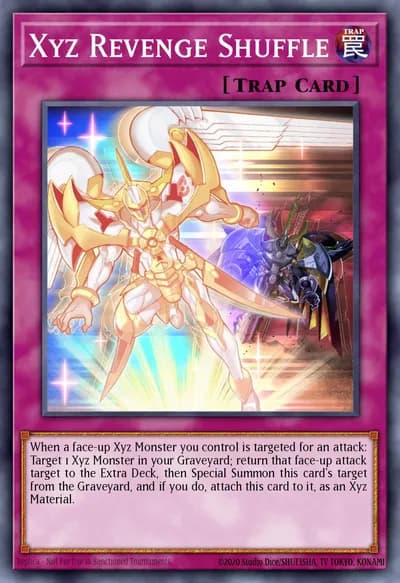 Embaralhar de Vingança Xyz — Carta Yu-Gi-Oh!