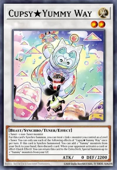 Cupsy★Yummy Way — Carta Yu-Gi-Oh!
