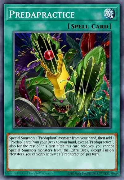 Predapractice — Carta Yu-Gi-Oh!