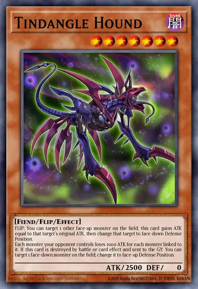 Tindangle Hound — Carta Yu-Gi-Oh!
