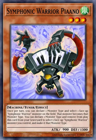 Symphonic Warrior Piaano — Carta Yu-Gi-Oh!