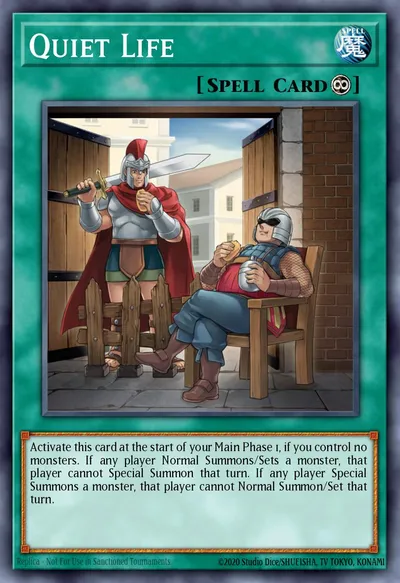 Vida Silenciosa — Carta Yu-Gi-Oh!