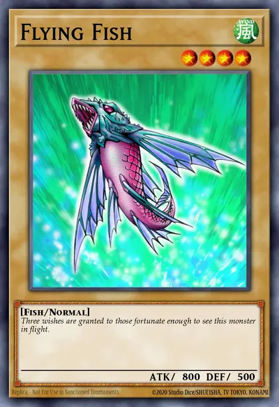 Peixe Voador — Carta Yu-Gi-Oh!