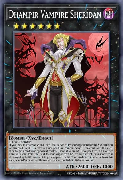 Dhampir Vampire Sheridan — Carta Yu-Gi-Oh!
