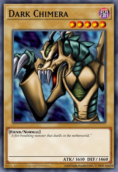 Quimera das Trevas — Carta Yu-Gi-Oh!