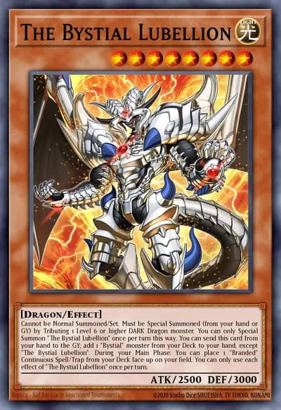 The Bystial Lubellion — Carta Yu-Gi-Oh!