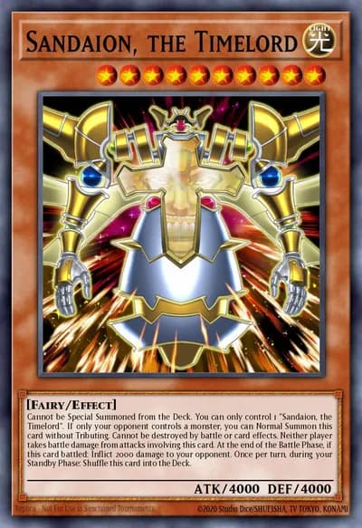 Sandaion, o Senhor do Tempo — Carta Yu-Gi-Oh!