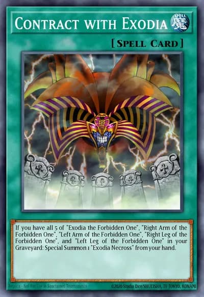 Contract with Exodia — Carta Yu-Gi-Oh!