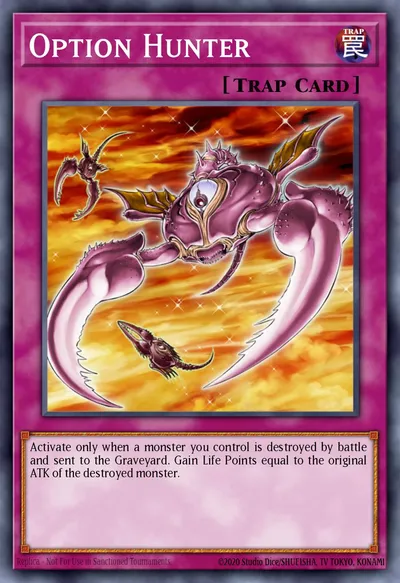 Option Hunter — Carta Yu-Gi-Oh!