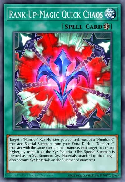 Magia de Subir Classe - Caos Rápido — Carta Yu-Gi-Oh!