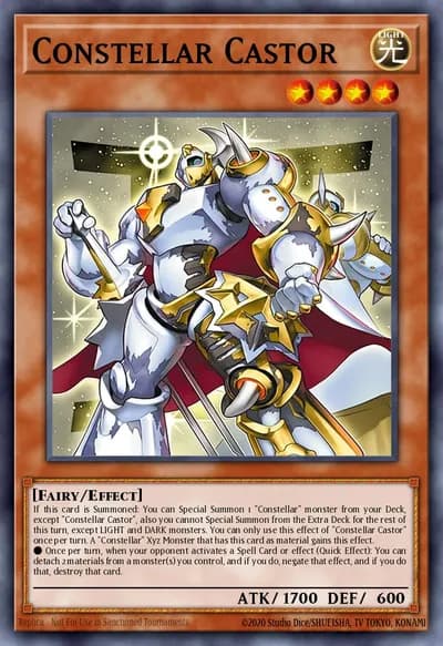 Constellar Castor — Carta Yu-Gi-Oh!