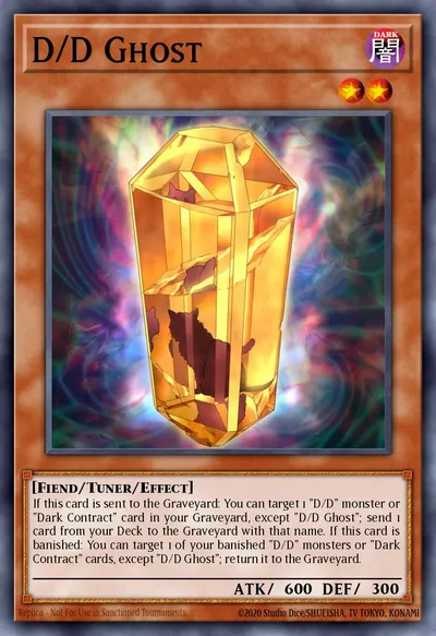 D/D Ghost — Carta Yu-Gi-Oh!