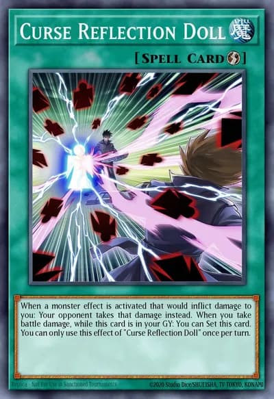 Boneca da Reflexão da Maldição — Carta Yu-Gi-Oh!
