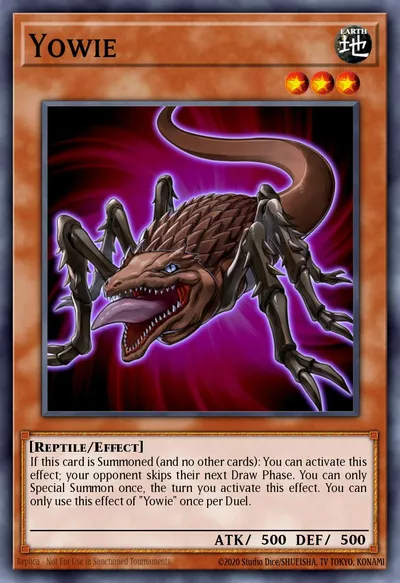 Yowie — Carta Yu-Gi-Oh!