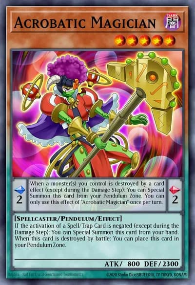 Acrobatic Magician — Carta Yu-Gi-Oh!