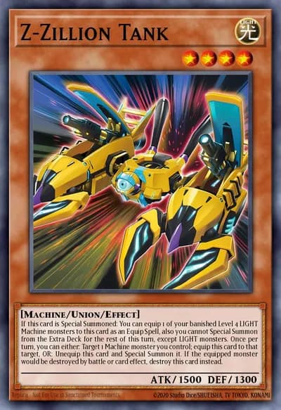 Z-Zillion Tank — Carta Yu-Gi-Oh!