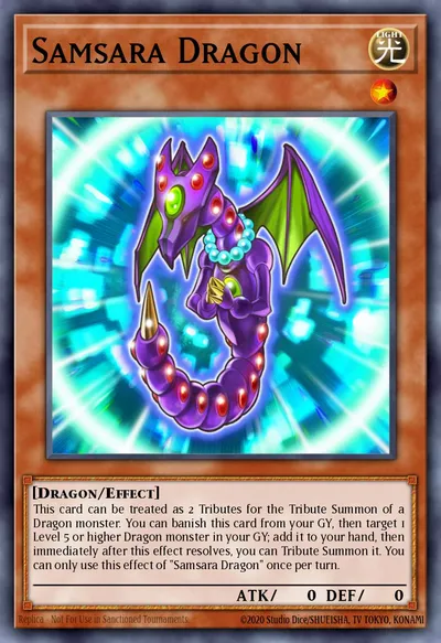 Dragão Samsara — Carta Yu-Gi-Oh!