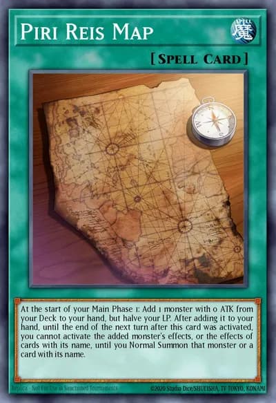 Mapa de Piri Reis — Carta Yu-Gi-Oh!
