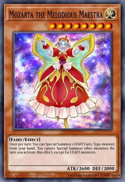 Mozarta a Maestra Melodiosa — Carta Yu-Gi-Oh!