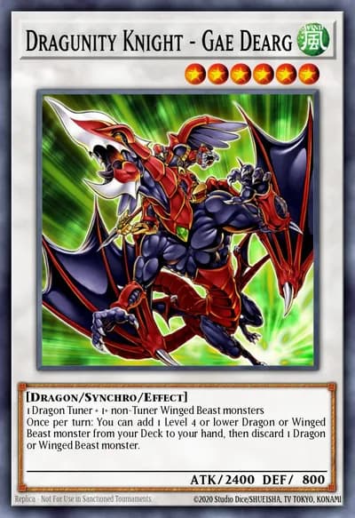 Dragunity Knight - Gae Dearg — Carta Yu-Gi-Oh!